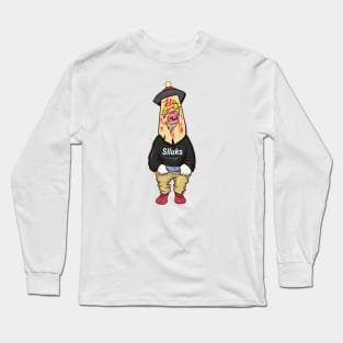 Dope hanged ghost character illustration Long Sleeve T-Shirt